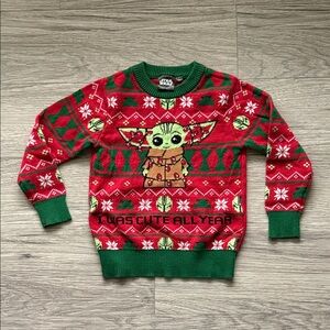 Star Wars Green and Red Sweater